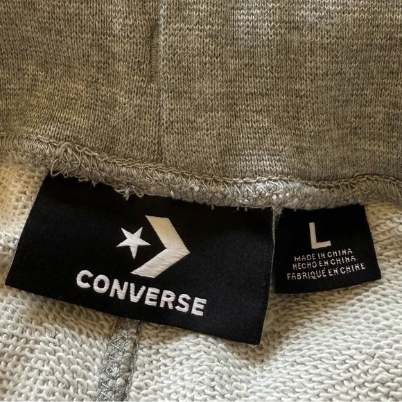Converse Joggers in Grey with Side Pockets in Size Large - Picture 5 of 7